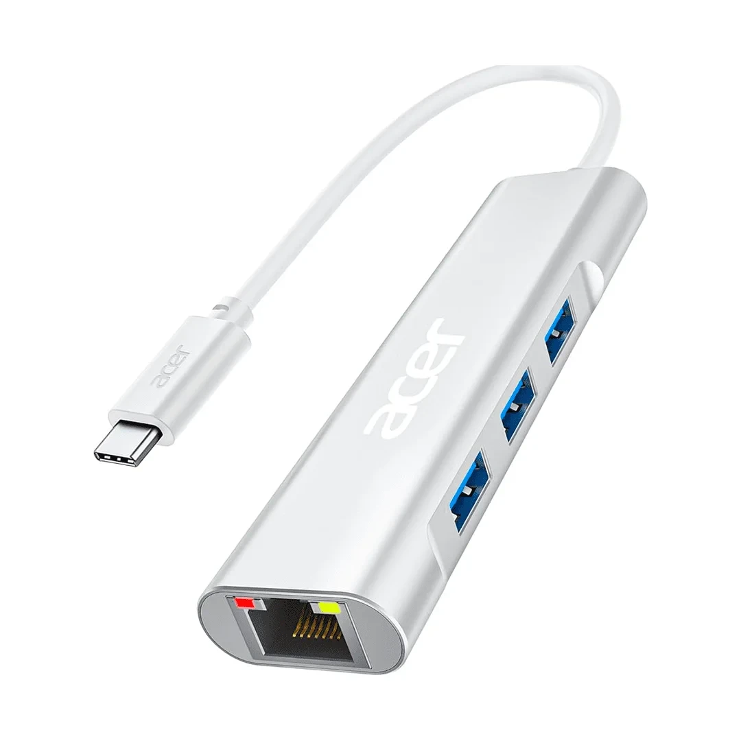 ADAPTADOR ACER MULTIPUERTO TIPO USB A / C 4 IN 1